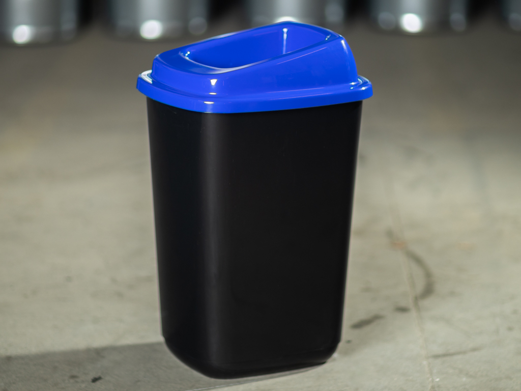 Dizajnový odpadkový kôš 45 l modrý